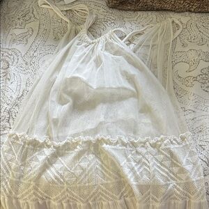 Elegant White Lace Dress